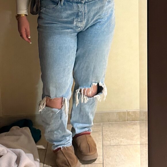 Abercrombie & Fitch Denim - Abercrombie size 12 high rise dad jean